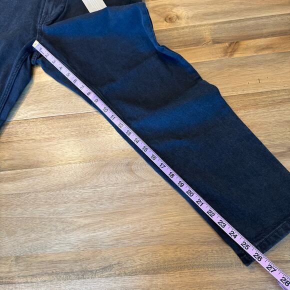 Everlane The Curvy Cheeky Jean Size 31 Crop Black Denim NWT - Picture 11 of 15